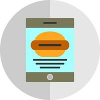 design de ícone de vetor de aplicativo de comida