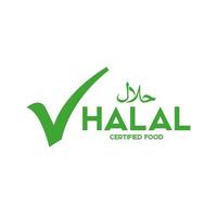 muçulmano tradicional halal Comida ícone vetor. Distintivos, logotipo, marcação, e rótulo. adequado para bandeira, folheto, comércio marca, embalagem vetor