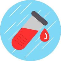design de ícone vetorial de amostras de sangue vetor