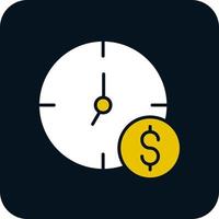 tempo é dinheiro vector design do ícone