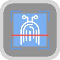 design de ícone de vetor de biometria