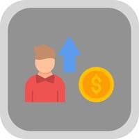 design de ícone de vetor de benefício de dinheiro