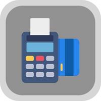 design de ícone de vetor terminal pos