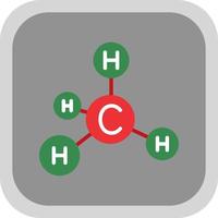 design de ícone de vetor de metano