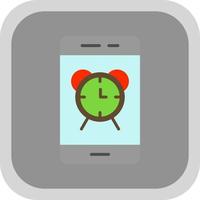 design de ícone de vetor de alarme de smartphone