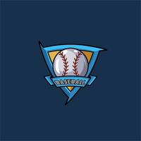 beisebol esporte emblema logotipo vetor