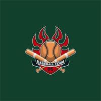 beisebol esporte emblema logotipo vetor