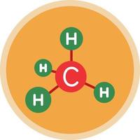 design de ícone de vetor de metano