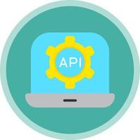 design de ícone de vetor api