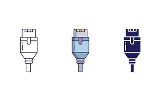 ícone de vetor rj45