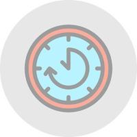 design de ícone de vetor de loop de tempo