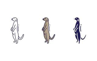 meerkat vetor ícone