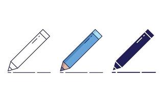 ilustração vetorial de lápis vetor
