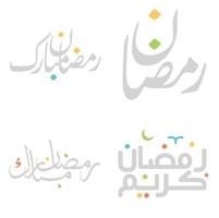 árabe caligrafia vetor ilustração para Ramadã kareem cumprimento cartões.