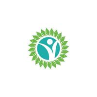 mundo pequeno verde Fundação Projeto logotipo vetor