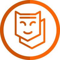design de ícone de vetor de máscara de teatro