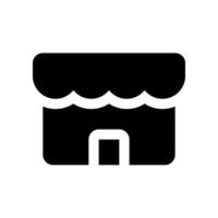 loja ícone para seu local na rede Internet projeto, logotipo, aplicativo, ui. vetor