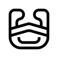 mascarar ícone para seu local na rede Internet, móvel, apresentação, e logotipo Projeto. vetor