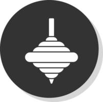 design de ícone de vetor de rotação superior