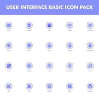 pacote de ícones de interface de usuário isolado no fundo branco. para o design do seu site, logotipo, aplicativo, interface do usuário. ilustração de gráficos vetoriais e curso editável. eps 10. vetor
