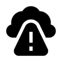 ícone de computação em nuvem para seu site, celular, apresentação e design de logotipo. vetor