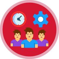 design de ícone de vetor de trabalho em equipe