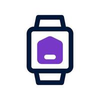 ícone de smartwatch para seu site, celular, apresentação e design de logotipo. vetor