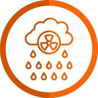 design de ícone de vetor de chuva ácida