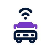 inteligente carro ícone para seu local na rede Internet, móvel, apresentação, e logotipo Projeto. vetor