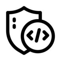 seguro ícone para seu local na rede Internet, móvel, apresentação, e logotipo Projeto. vetor
