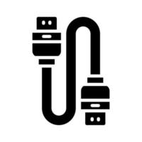 USB cabo ícone para seu local na rede Internet, móvel, apresentação, e logotipo Projeto. vetor