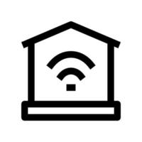 inteligente casa ícone para seu local na rede Internet, móvel, apresentação, e logotipo Projeto. vetor