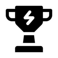 ícone de troféu para seu site, celular, apresentação e design de logotipo. vetor