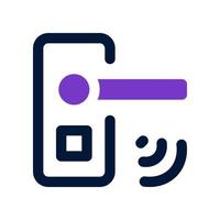 porta lidar com ícone para seu local na rede Internet, móvel, apresentação, e logotipo Projeto. vetor