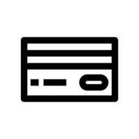 ícone de cartão de crédito para seu site, celular, apresentação e design de logotipo. vetor