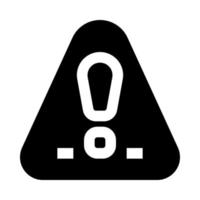ícone de aviso para seu site, celular, apresentação e design de logotipo. vetor