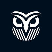 coruja pássaro moderno estilo criativo logotipo Projeto vetor