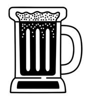 ícone de copo de cerveja vetor