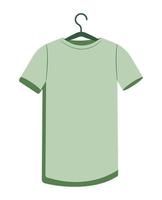 verde camisa Projeto vetor