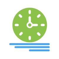Tempo gestão único vetor ícone