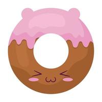 kawaii rosquinha Projeto vetor