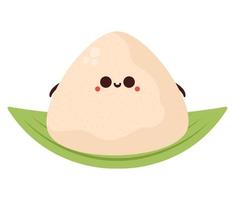 kawaii zongzi ilustração vetor