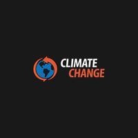 clima mudança logotipo vetor