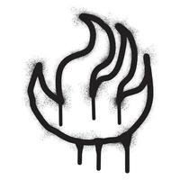 ícone de vetor de contorno de fogo com três línguas de fogo. 6217950 Vetor  no Vecteezy