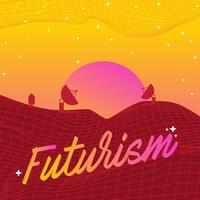 Vetor de cidade do Futurismo