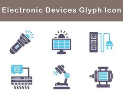 eletrônico dispositivos vetor ícone conjunto