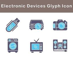 eletrônico dispositivos vetor ícone conjunto
