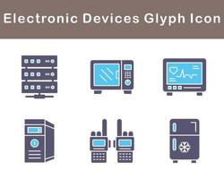 eletrônico dispositivos vetor ícone conjunto