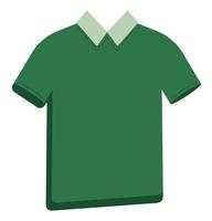 verde t camisa vetor