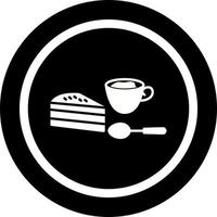 ícone de vetor de café servido